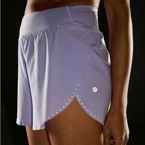 Lululemon fast and free reflective light purple